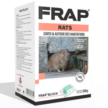 FRAP Block Caves &Rond Huizen 300 g - Rat Bait