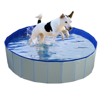 Piscina per cani blu Ø80x30cm