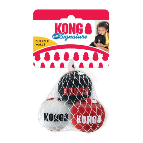 Palline sportive multicolore Kong signature - 3 pz - XS - 4,5x4,5x4,5 cm