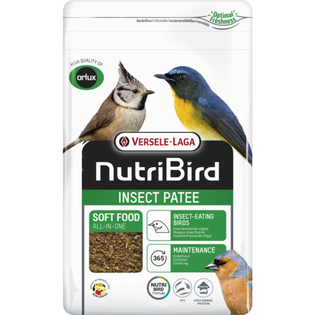 Pasta de insectos 250g - Alimento completo para todas las aves insectívoras